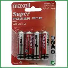 ماكسيل بطاريات سوبر احمر AA - 4