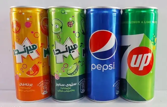 بيبسي سفن ميرندا تنك 250 مل