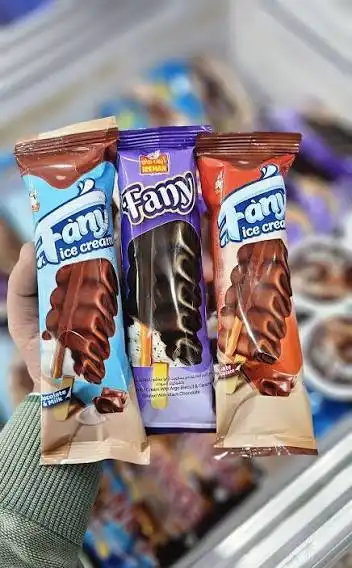 ايس مان فاني حليب شوكولا ايس كريم