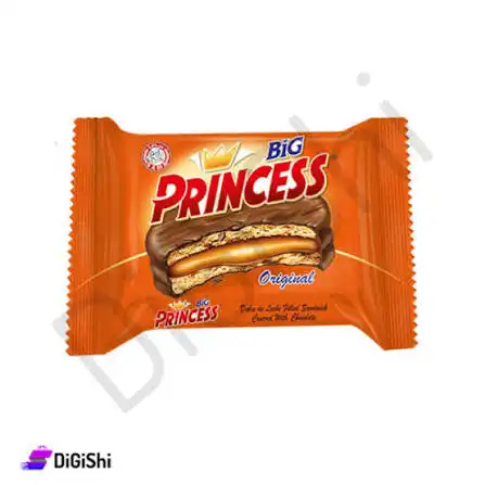بيغ برنسيس بسكويت مغطس شوكولا