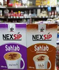 نكس سيب سحلب نكهات ظرف 18غ