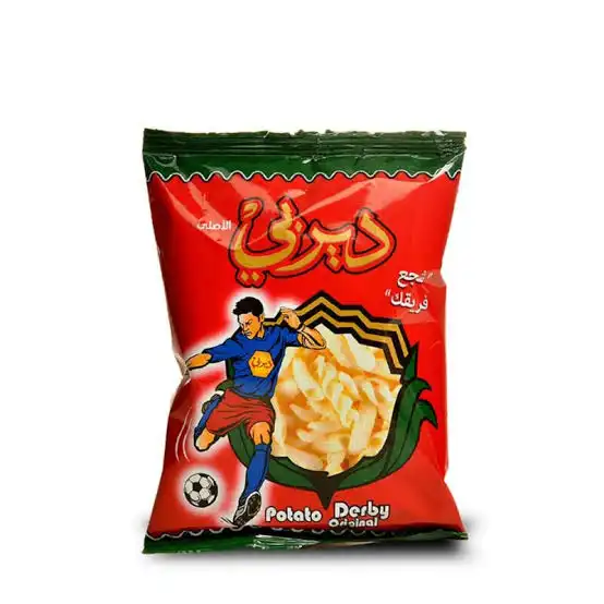 ديربي شيبس طبيعي 30غ